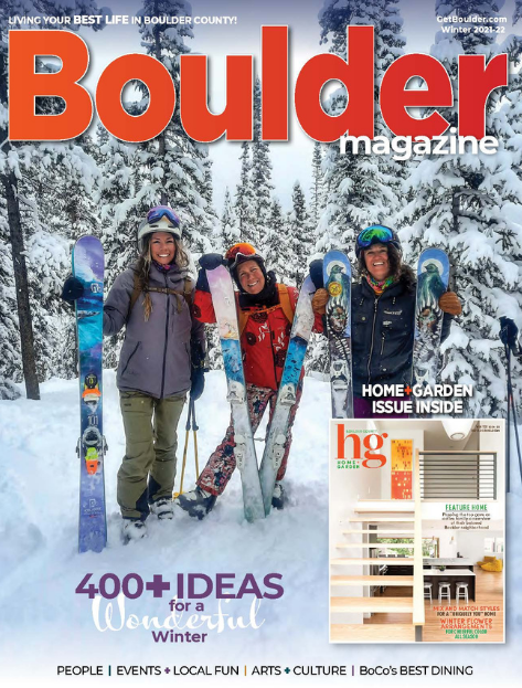 Boulder Magazine Winter 2021-22 Heather Shoning Editor