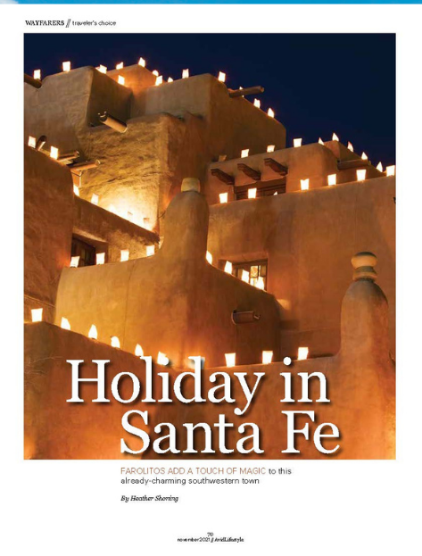 Holiday in Santa Fe Heather Shoning Travel Writer
